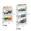 3-Tier Slim Wheel Space Saver Kitchen Rack