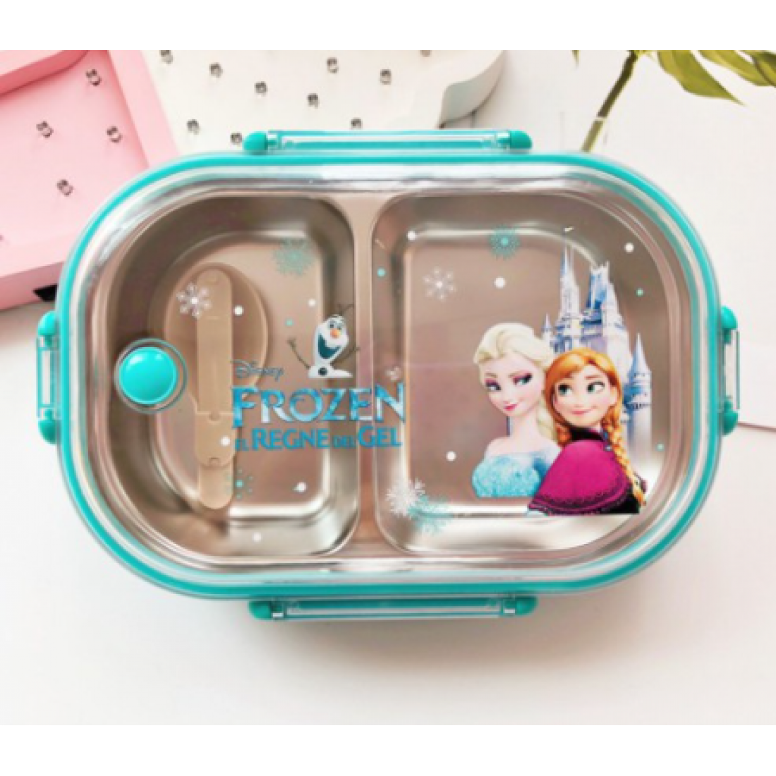 Lunch Box Stainless Steel Kids Lunch Boxes Cartoon Lunch Box Kitchen Tableware READY STOCK