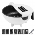 9 IN 1  Multi-Function Wet Basket Vegetable Cutter For Slicing Shredding Grating