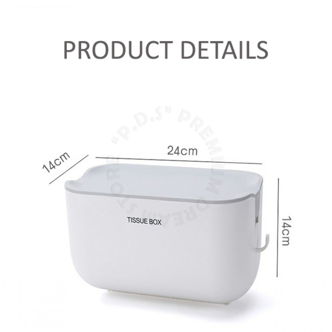 Bathroom Tissue Box Toilet Waterproof Tissue Box Multifunctional Bathroom Toilet Tissue Storage Box