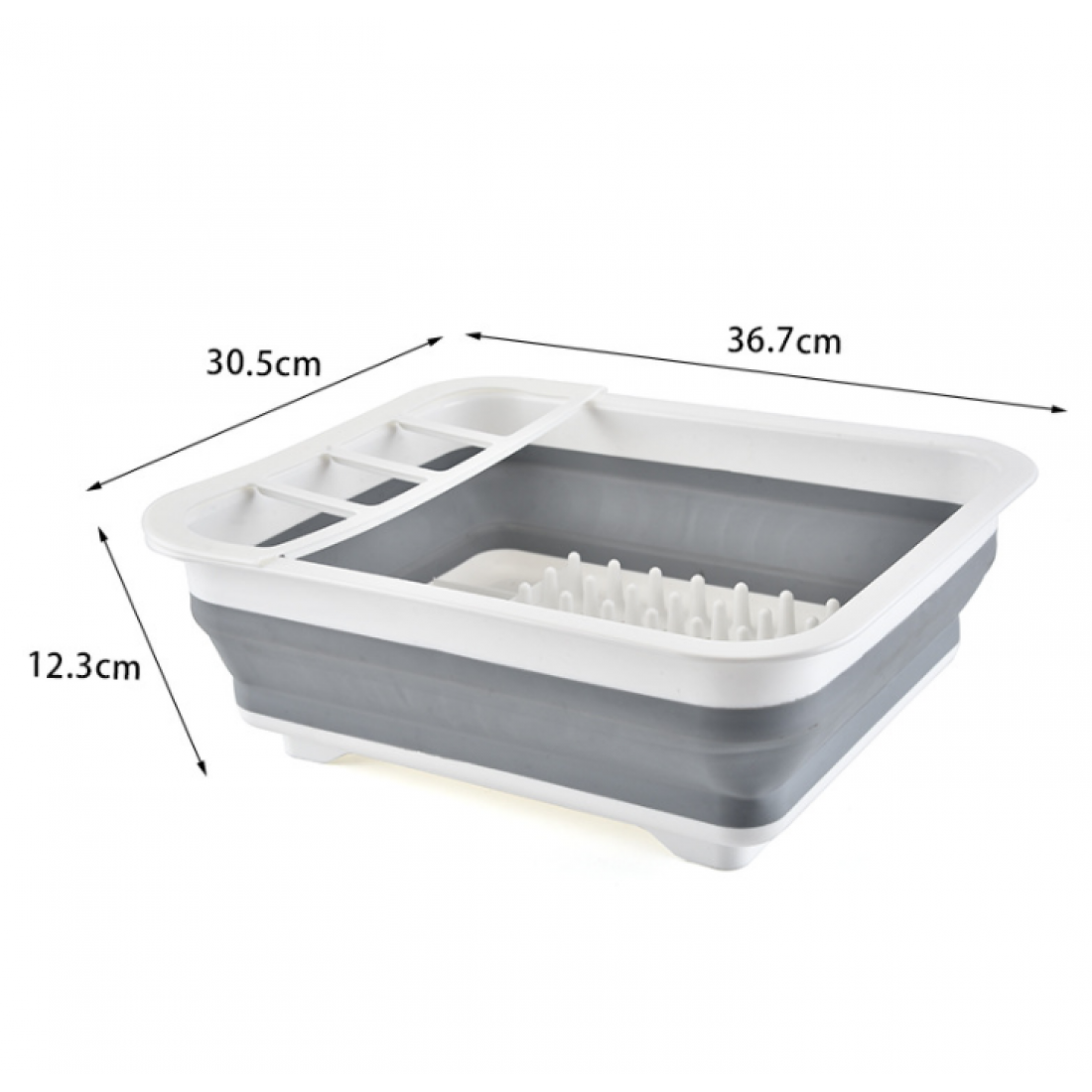 Foldable Draining Dish Rack For Kitchen Storage