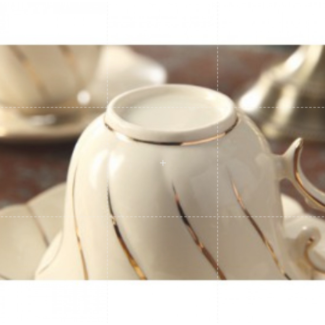 READY STOCK coffee cup set ceramic coffee cup and saucer small luxury afternoon tea set small