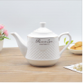 Tea pot with the tray (2pcs set) Ceramic teapot single pot large-capacity high-grade bone china tea