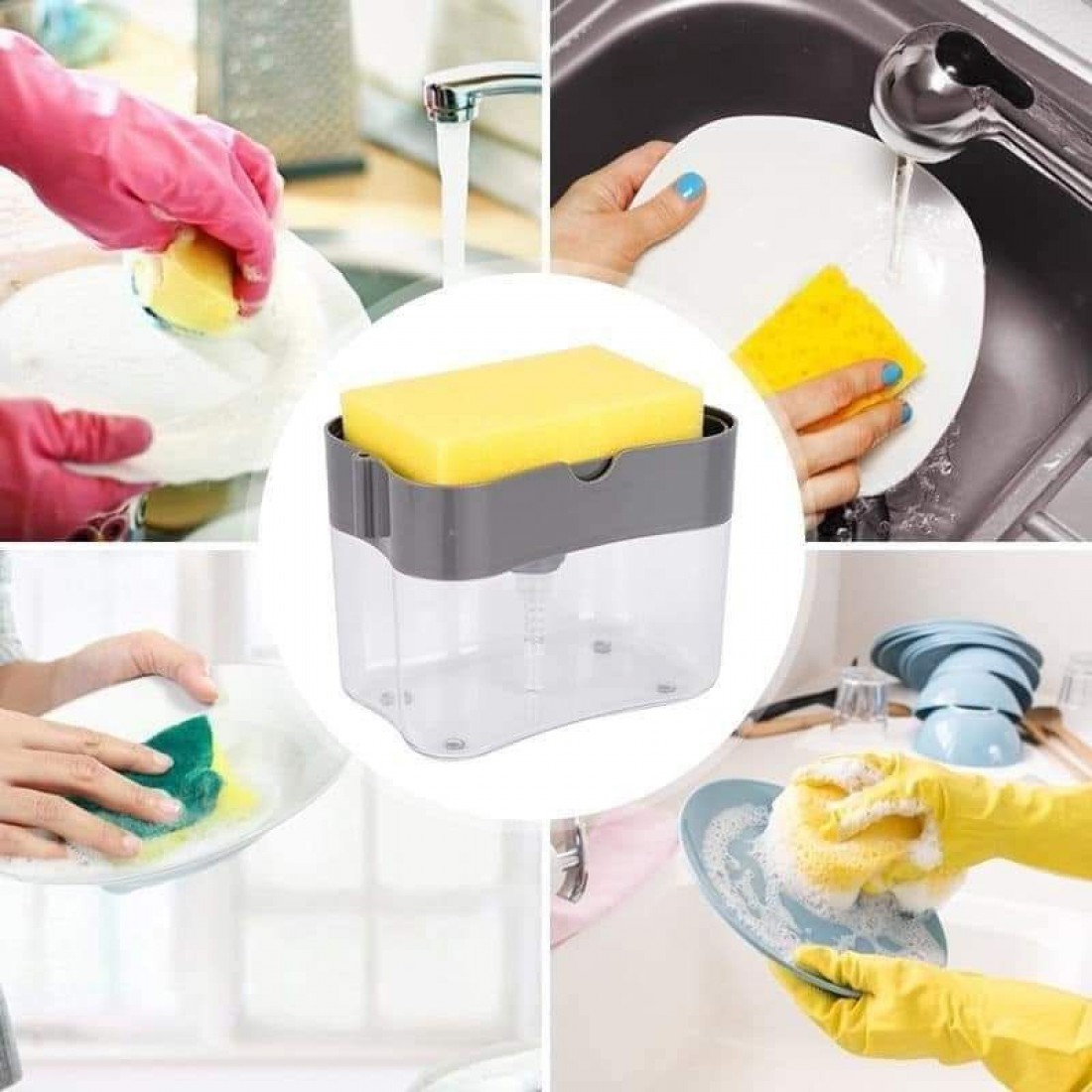 Spongy Sponge Kitchen Soap Dispenser