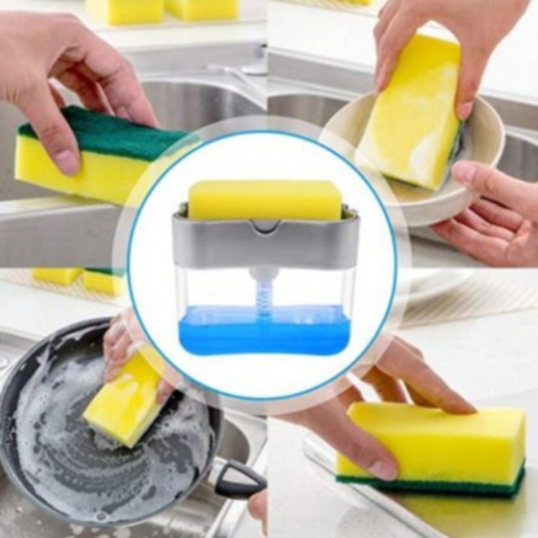 Spongy Sponge Kitchen Soap Dispenser