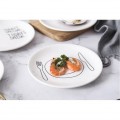 Western Food Plate | Nordic Creative Ceramic Plate