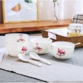 Creative Nordic Ceramic Flamingo Tableware Dish Spoon