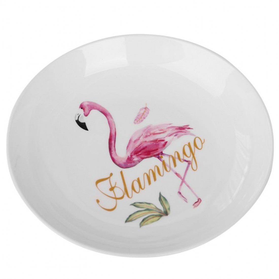 Creative Nordic Ceramic Flamingo Tableware Dish Spoon