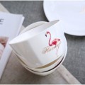 Creative Nordic Ceramic Flamingo Tableware Dish Spoon