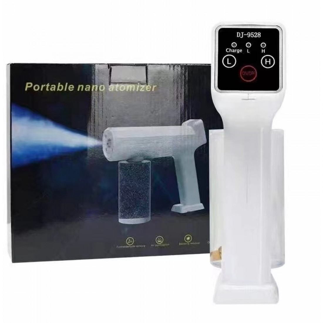 Disinfectant Spray Gun 300ML Machine Gun Disinfection Atomizer Nano Spray Disinfect Gun