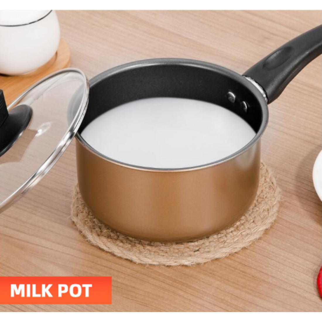 Gold Combo Set Pot Sheathed Pan