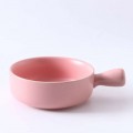 Nordic Ceramic Bowl With Handle Baked Rice Bowl Baking Grilled Bowl Pasta Plate Tableware For Oven