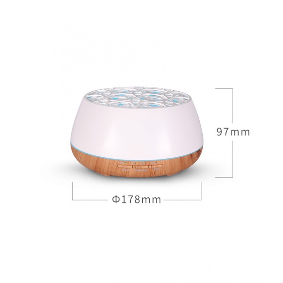 Bluetooth Aroma Ultrasonic Diffuser Strong Mist Air Humidifier Support Essential oil Aromatherapy