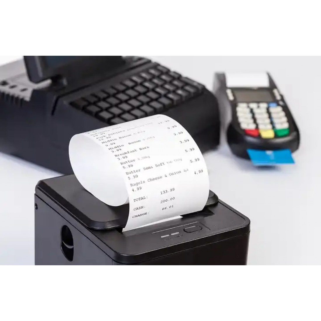 80x60mm White Thermal Paper | Receipt Paper | Cashier Paper | Thermal Roll Wholesale