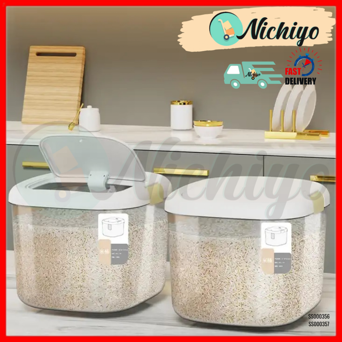 Rice Bucket Storage Tank Cereals | Rice Storage Box Insect-Proof Moisture-Proof Sealed