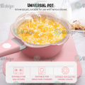 16cm Baby Cookware Set Non-Stick Pot Supplementary Food Pans NonStick Baby Cooking Pans with Steam Tray