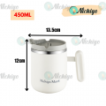 450ml Stainless Steel Tumbler Coffee Mug Insulated, Leak-Proof Travel Mug with Lid, Hot Cold Drink