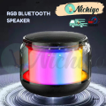 RGB Bluetooth Speaker Sci-Fi Cool Multi-Functional Wireless Bass Speaker Outdoor Portable Mini Speaker