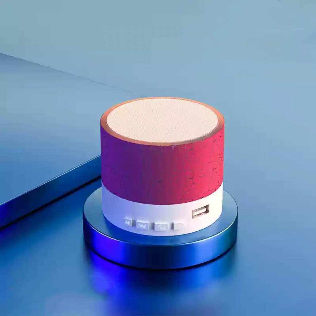 LED Mini Wireless Bluetooth Speaker A9 Night Light TF USB FM RGB Music Audio