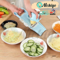 5 in 1 Multi-Functional Vegetable Grater Cutter With Stainless Steel Blade Pemotong Sayur