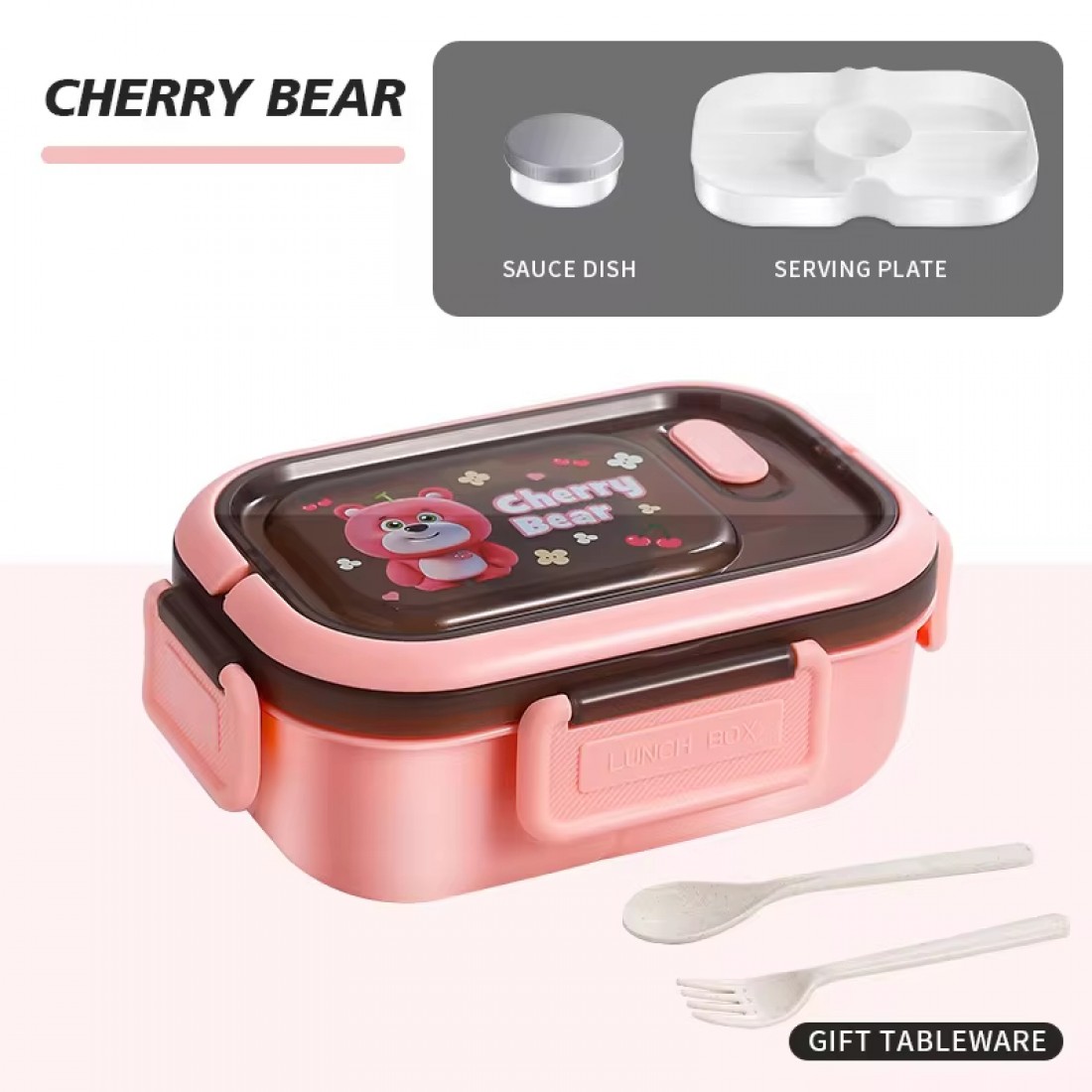 1200ML  Leakproof Insulated Bento-Style Stainless Steel Stackable Lunch Box| 3 Grid Lunch Box