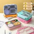 800ml Lunch Box Leak-Proof BPA-Free Microwave Safe with Compartments Durable Eco-Friendly