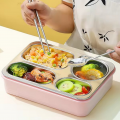 800ml Lunch Box Leak-Proof BPA-Free Microwave Safe with Compartments Durable Eco-Friendly