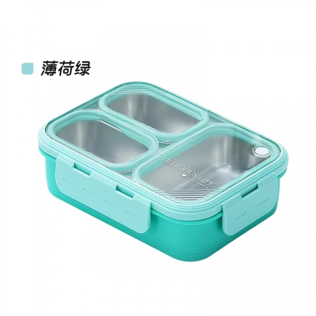 800ml Lunch Box Leak-Proof BPA-Free Microwave Safe with Compartments Durable Eco-Friendly