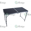 Ultimate Space-Saving Foldable Desk Black Camping Table Portable Adjustable Compact Outdoor Picnic Table