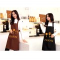 Multi-Color Waterproof PVC Apron Korea Style Halter Kitchen Chef Barista Cooking Apron