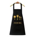 Multi-Color Waterproof PVC Apron Korea Style Halter Kitchen Chef Barista Cooking Apron