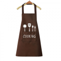 Multi-Color Waterproof PVC Apron Korea Style Halter Kitchen Chef Barista Cooking Apron