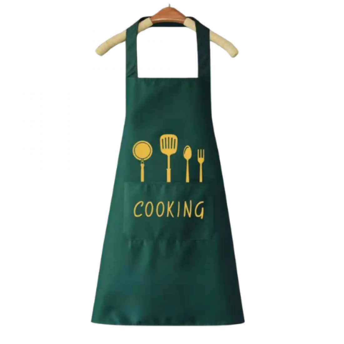 Multi-Color Waterproof PVC Apron Korea Style Halter Kitchen Chef Barista Cooking Apron