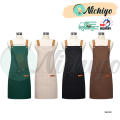 Korea Style Waterproof Apron Kitchen Barista Restaurant Chef Cooking Apron Man Woman Apron Modern