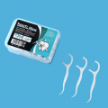 50pcs Disposable Dental Floss Box Stick Family Pack Teeth Cleaning Oral Care Box Pack Teeth Picker