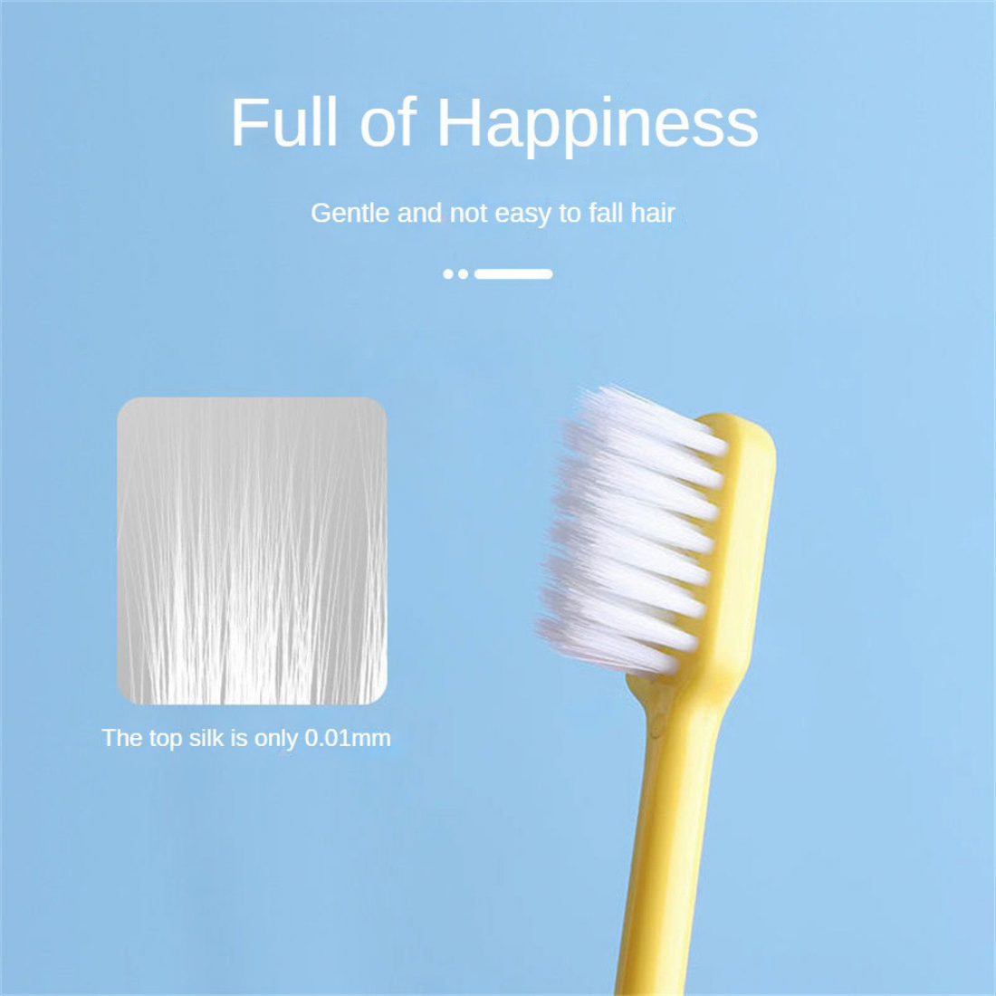 10pcs Soft Toothbrush Travel Toothbrush Non-Irritating Oral Care Colorful Suitable for Sensitive